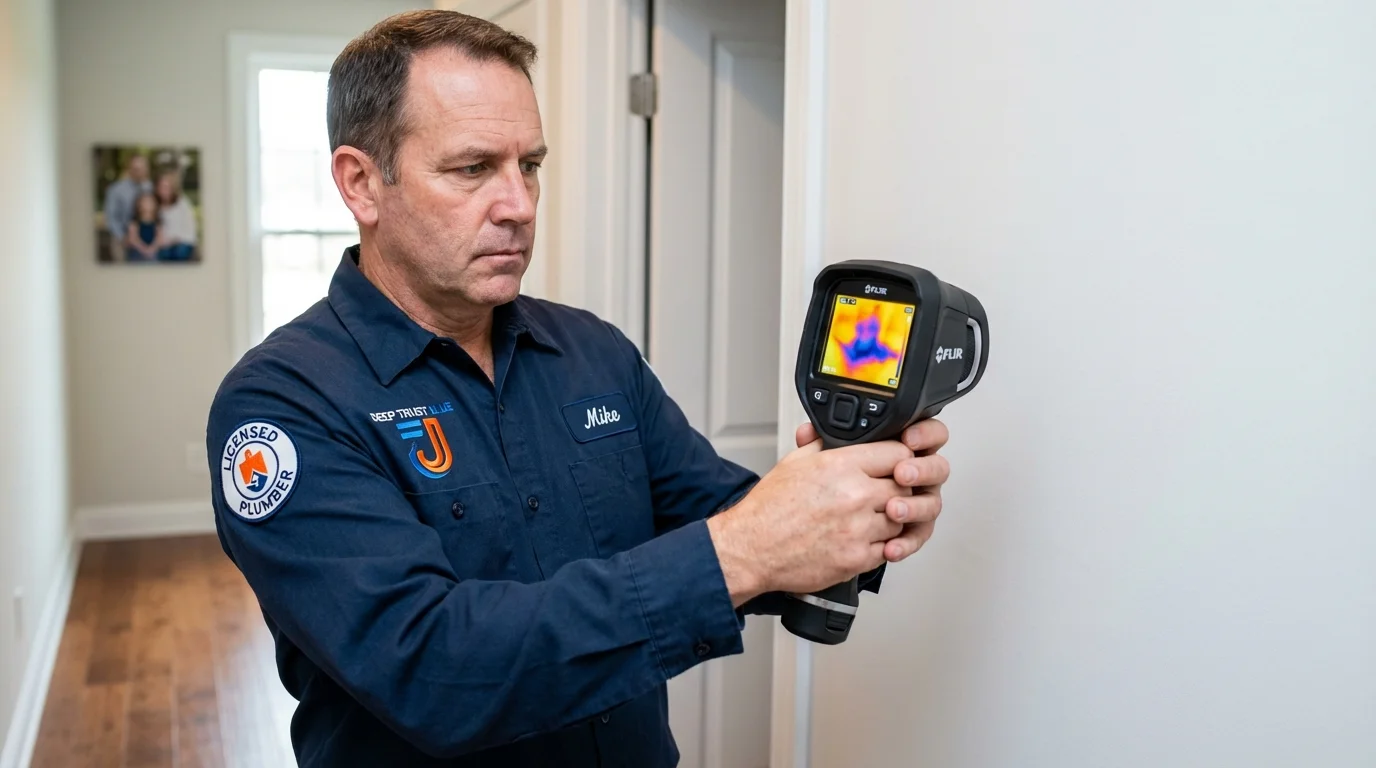 Thermal imaging leak detection by Johns Plumbing LLC in Window Rock